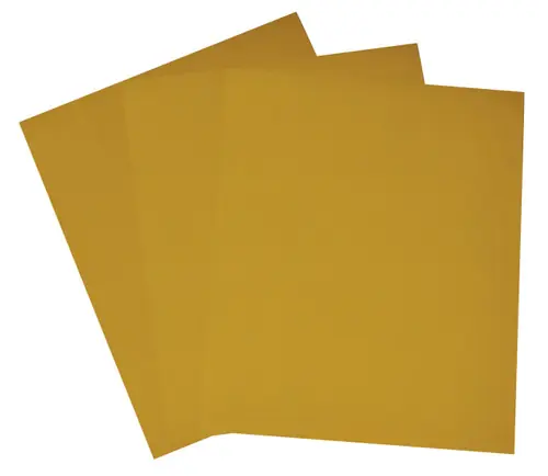 Alfa Tools AS61601 9" x 11" 220 Grit Aluminum Oxide Gold Paper Sheets 50/Pack Affordable