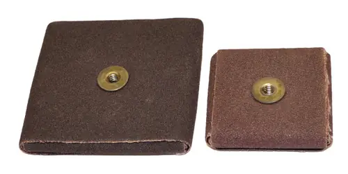 Alfa Tools SP78022 2" x 3/8" 80 Grit Aluminum Oxide Square Pad, 100 Pack Same Day Shipping