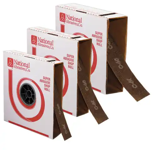 Final Sale Alfa Tools MR62932 3" x 25 Yards 80 Grit Silicon Carbide Screen Cloth Abrasive Roll