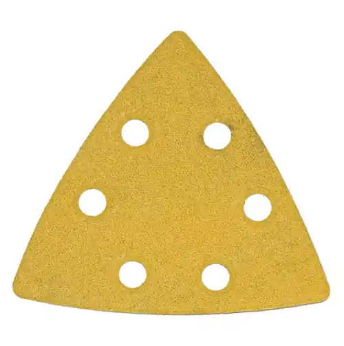 Instant Buy Alfa Tools VTGF1400 400G Hook & Loop Fein Triangles Gold Paper, 50 Pack