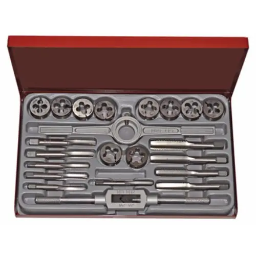 Alfa Tools TDS66022 22 pc Carbon Steel Tap & Die Set Fan Favorite
