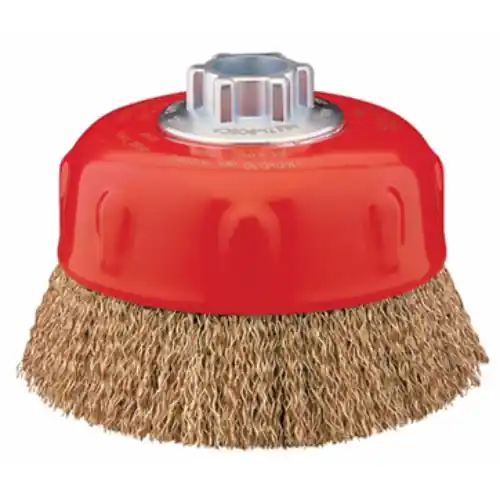 Authentic Alfa Tools WB67111C 2" x 1/4" Coarse Cup Brush Clamshell
