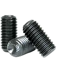 Price Drop M6-1.00 x 8 mm Socket Set Screws, Knurled Cup Point, Metric Class 45H, Thermal Black Oxide, ISO 4029, Qty 100