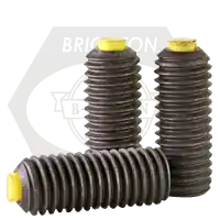 M8-1.25 x 20 mm Socket Set Screws, Nylon-Tip, Black Oxide, Coarse (UNC), Alloy Steel, Qty 100 Weekend Sale