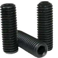 3-48 x 5/32" Socket Set Screws, Cup Point, Thermal Black Oxide, Coarse (UNC), Alloy Steel, Qty 100 Seasonal Sale
