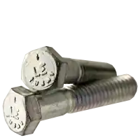9/16"-12 x 1 1/4" Hex Cap Screws, Grade 5, Zinc Cr+3, Full Thread, Coarse (UNC), Medium Carbon Steel, Made in USA, Qty 25 Limited Time