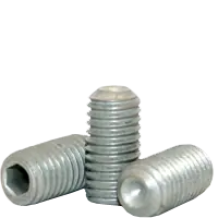 Express Delivery M16-2.00 x 20 mm Socket Set Screws, Cup Point, Metric Class 45H, Zinc-Bake Cr+3, Coarse (UNC), Alloy Steel, ISO 4029 / DIN 916, Qty 50