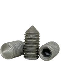 M4-0.70 x 10 mm Socket Set Screws, Cone Point, Metric Class 45H, Black Oxide, Coarse (UNC), Alloy Steel, ISO 4027 / DIN 914, Qty 100 Price Drop