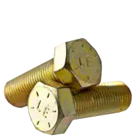 5/8"-11 x 6 1/2" Hex Cap Screws, Grade 8, Zinc-Yellow Cr+3 Bake, Partial Thread, Coarse (UNC), Made in USA, Qty 10 Fresh Stock