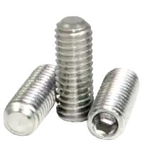 6-32 x 3/8" Socket Set Screws, Flat Point, 18-8 Stainless Steel, Coarse (UNC), Qty 100 Time-Limited