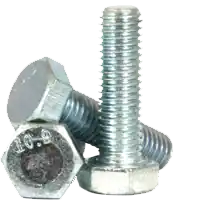 M16-2.00 x 80mm Hex Cap Screws, Metric Class 10.9, Zinc Cr+3 Bake, Partial Thread, Coarse (UNC), Alloy Steel, DIN 931 / ISO 4014, Qty 25 Buy Direct