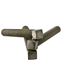 Free Returns 5/8"-11 x 3" Square Head Set Screws, Flat Point, Plain Finish, Coarse (UNC), Case Hardened, Qty 25