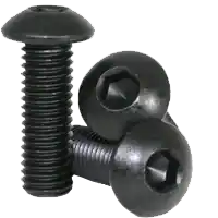 Low Price 5-40 x 1 1/4" Button Head Socket Cap Screws, Thermal Black Oxide, Full Thread, Coarse (UNC), Alloy Steel, Qty 100