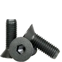 Brand New 3/4"-10 x 1" Flat Head Socket Cap Screws, Thermal Black Oxide, Full Thread, Coarse (UNC), Alloy Steel, Qty 25