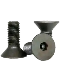 8-32 x 3/8" Flat Head Socket Cap Screws, Tamper-Resistant, Thermal Black Oxide, Full Thread, Coarse (UNC), Alloy Steel, Qty 100 Popular