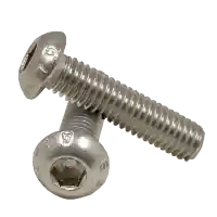 M8-1.25 x 25 mm Button Head Socket Cap Screws, 316 Stainless Steel A4, Full Thread, Coarse (UNC), Qty 100 Hot Deal