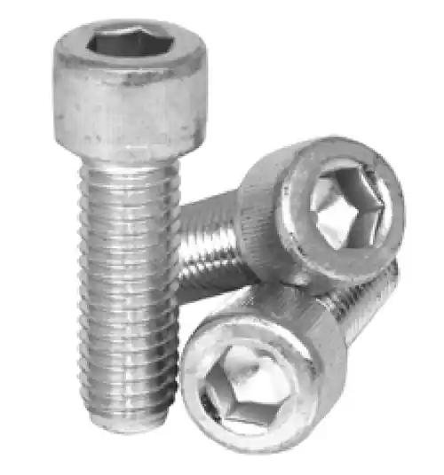Weekend Sale 2-56 x 1/4" Socket Head Cap Screws, Zinc-Bake Cr+3, Full Thread, Coarse (UNC), Alloy Steel, Qty 100