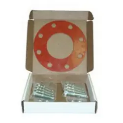 High Quality Midland Metal 987245 Bolt and Gasket Set, 2 in, Steel/Rubber, Red