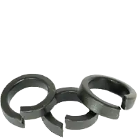 Special Offer 1 1/2" Hi-Collar Split Lock Washers, Plain Finish, Medium Carbon Steel, Qty 10