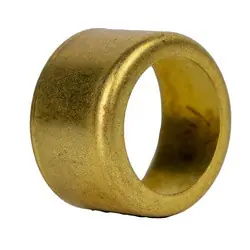 Free Returns Midland Metal FBL-0400 Brass - Long, Crimp Ferrules, Brass Ferrule .400Id .718 Len .25 Hole, Hose Accessories