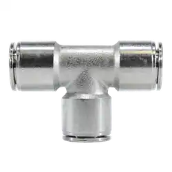 New Release Midland Metal 20030NIC Union Tee with Nickel Collet, 1/2 in Push to Connect x 1/2 in Push to Connect x 1/2 in