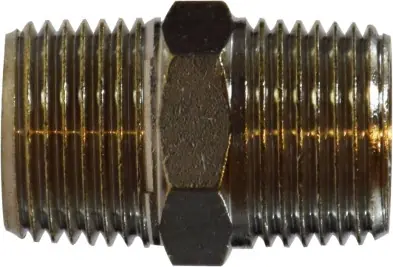 Grab Now Midland Metal 16-12 BRASS MALE BSPT NIPPLE - 28945