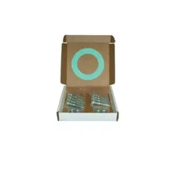 Clearance Midland Metal 987261 Bolt & Gasket Set with 10 in Plated Steel Bolts
