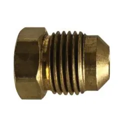 Mid-America Fittings LF39-10 Plug, 5/8 in 45 deg Flared, Brass Holiday Sale
