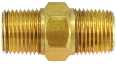 Get Yours Midland Metal 28819 Hex Nipples, BSPT/BSPP Fittings, 3/4 Bspt x 3/4 Mip Hex Nipple, Brass Fittings