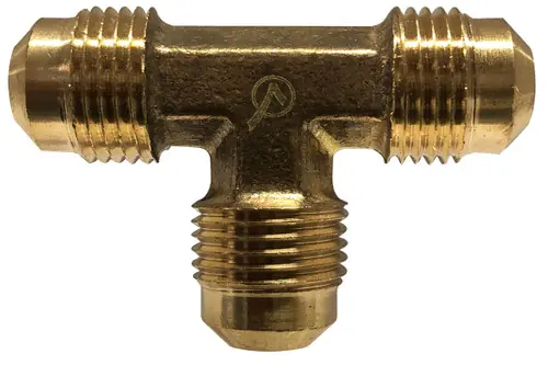 Holiday Sale AMC 704044-05 Union Tee, 5/16 in 45 deg Flared x 5/16 in 45 deg Flared x 5/16 in 45 deg Flared, Brass