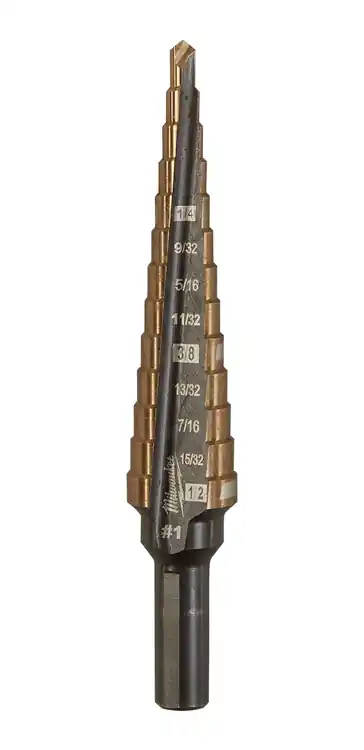 Milwaukee Tool 48-89-9281 Cobalt Step Drill Bit 1 (1/8"-1/2") Don't Miss Out