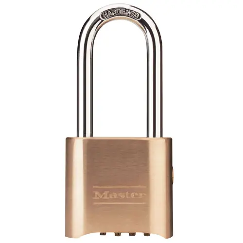 Master Lock 176LH Brass Resettable Combina (6 EA) Fast Shipping