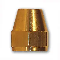 Mid-America Fittings LF41S-4 Short Rod Nut, 1/4 in Female SAE Flared, Brass Weekend Sale