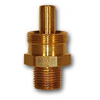 Midland Metal HE68B-66 Hose End - Connector Body, MAF AIR BRAKE, 3/8He x 3/8Mpt Hose End Male, MAF/USA Brass Fittings One Day Deal
