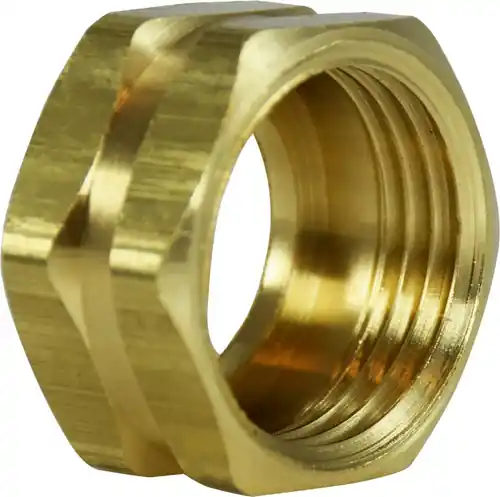 Next Day Delivery AMC 707406-12 Cut Hex Nut, 3/4 in FGH, Brass