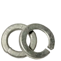5/8" Regular Split Lock Washers, Hot-Dipped Galvanized HDG, Qty 100 Price Cut