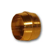 One Day Deal Midland Metal NT60-4 NAB Sleeves, MAF AIR BRAKE, 1/4 Od Dot Nab Brass Sleeve, MAF/USA Brass Fittings