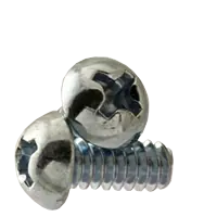 Last Chance 3/8"-16 x 1 1/2" Machine Screws, Phillips Round Head, Zinc Cr+3, Full Thread, Qty 100