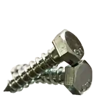 Mega Sale 5/8"-5 x 2 1/2" Hex Lag Screws, Zinc Cr+3, Low Carbon Steel, Qty 25