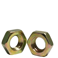 7/8"-14 Hex Jam Nuts, Grade A, A563, Zinc-Yellow Cr+6, Fine (UNF), Low Carbon Steel, Qty 25 Buy Today