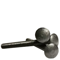 Buy Online 5/8"-11 x 7 1/2" Carriage Bolts, Under-Sized, Grade A, A307, Plain Finish, Partial Thread (6" Thread), Qty 5