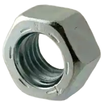 1"-8 Hex Nuts, Grade 8, Zinc-Bake Cr+3, Coarse (UNC), Alloy Steel, Qty 25 Budget