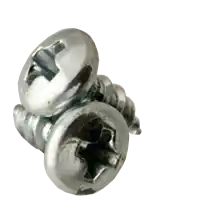 8-18 x 5/8" Self-Tapping Screws, Slotted Indent Hex Washer Head HWH, Type AB, Zinc Cr+3, Full Thread, Qty 100 Affordable
