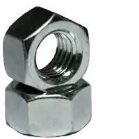 1 3/8"-6 Hex Nuts, Zinc Cr+3, Coarse (UNC), Low Carbon Steel, Qty 10 Instant Buy