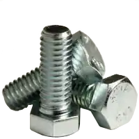 3/8"-16 x 2 1/2" Hex Bolts, Grade A, A307, Zinc Cr+3, Partial Thread, Coarse (UNC), Qty 50 Buy Today