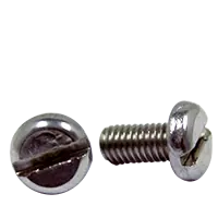Factory Price M4-0.70 x 50 mm Machine Screws, Slotted Pan Head, 18-8 Stainless Steel A2, Full Thread, DIN 85, Qty 500