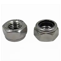 Brand New M8-1.25 Nylon Insert Lock Nuts, A4-80 Stainless Steel, Coarse (UNC), DIN 985, Qty 100
