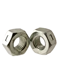 Trusted Brand 1/4"-28 Reversible Lock Nuts, Grade A, Zinc Cr+3, Low Carbon Steel, Qty 100