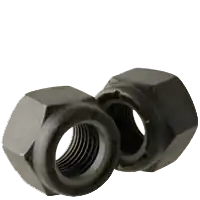 1 3/8"-12 Nylon Insert Lock Nuts, Grade C, Phosphate & Oil, Medium Carbon Steel, Qty 10 Best Choice