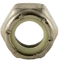 3/8"-24 Nylon Insert Lock Nuts, NTE (Thin), 18-8 Stainless Steel, Fine (UNF), Qty 100 Must Have